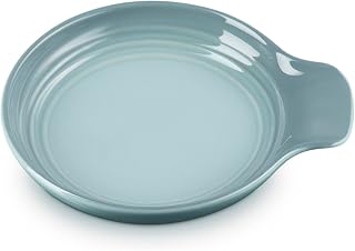 Le Creuset Signature Stoneware Spoon Rest, 6 Inches, Sea Salt