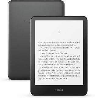 Amazon Kindle Paperwhite Signature Edition 32GB (2024 model) – Auto-adjusting front light, wireless charging, and weeks of battery life – Metallic Black