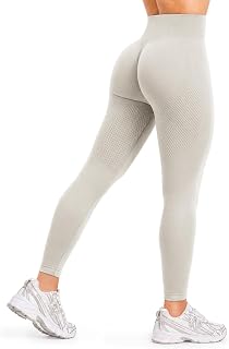 SMILODOX Women's Amaze Pro Leggings with Scrunch, Butt Lift Sports Trousers, High Waist V-Shape Training Trousers, Seamless Opaque Yoga Trousers for Sports, Fitness, Everyday Use