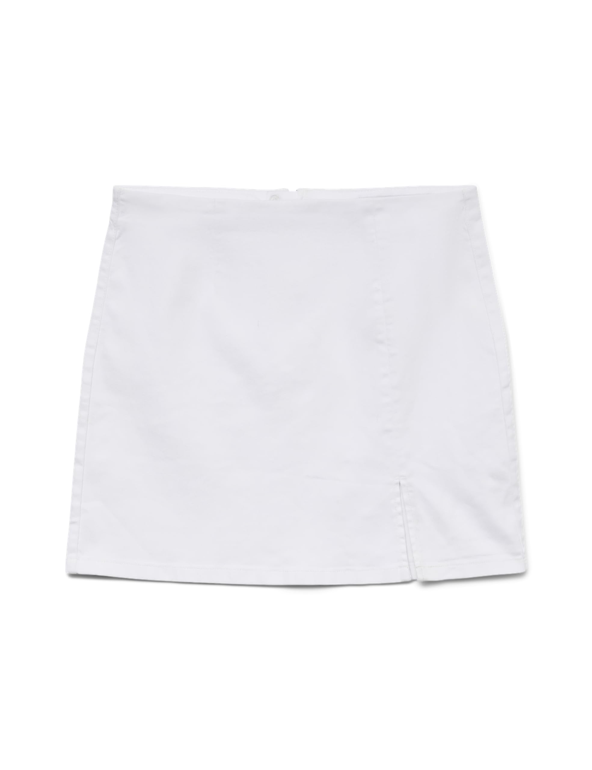 VERO MODA Women's Denim Skirt with Zip and Straight Cut
