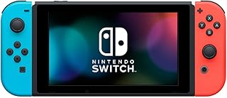 Nintendo Switch with Neon Blue and Red Joy-Con (Renewed) | Handheld, tabletop and TV play modes
