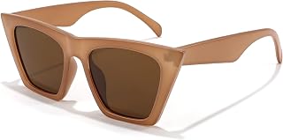 FEISEDY Vintage Square Cat Eye Sunglasses Women Fashion Small Cateye Sunglasses B2473