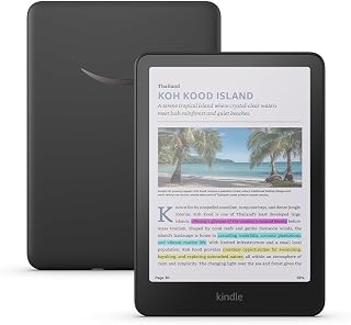 Amazon Kindle Colorsoft 16 GB (2024 model) – With colour display that brings covers and content to life, now highlight in colour – Black