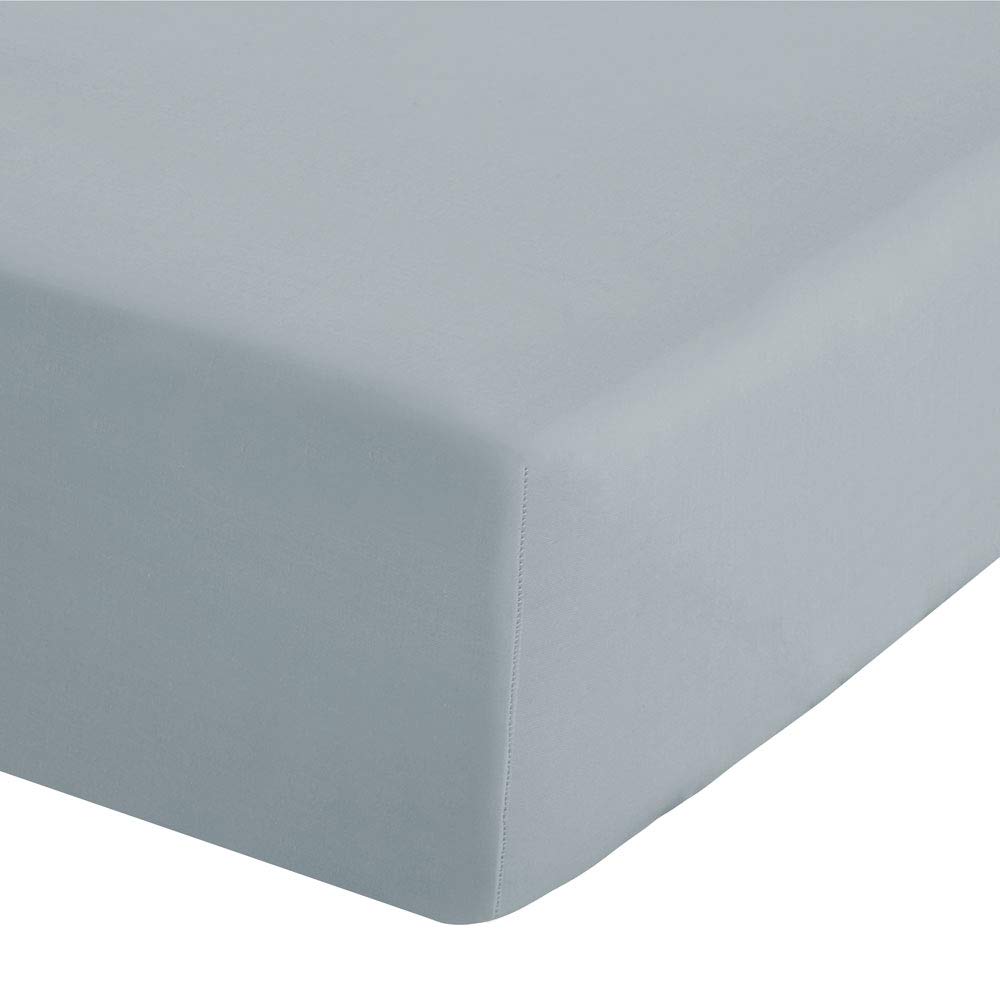 Catherine Lansfield Easy Iron Percale Combed Extra Deep Double Fitted Sheet Duck