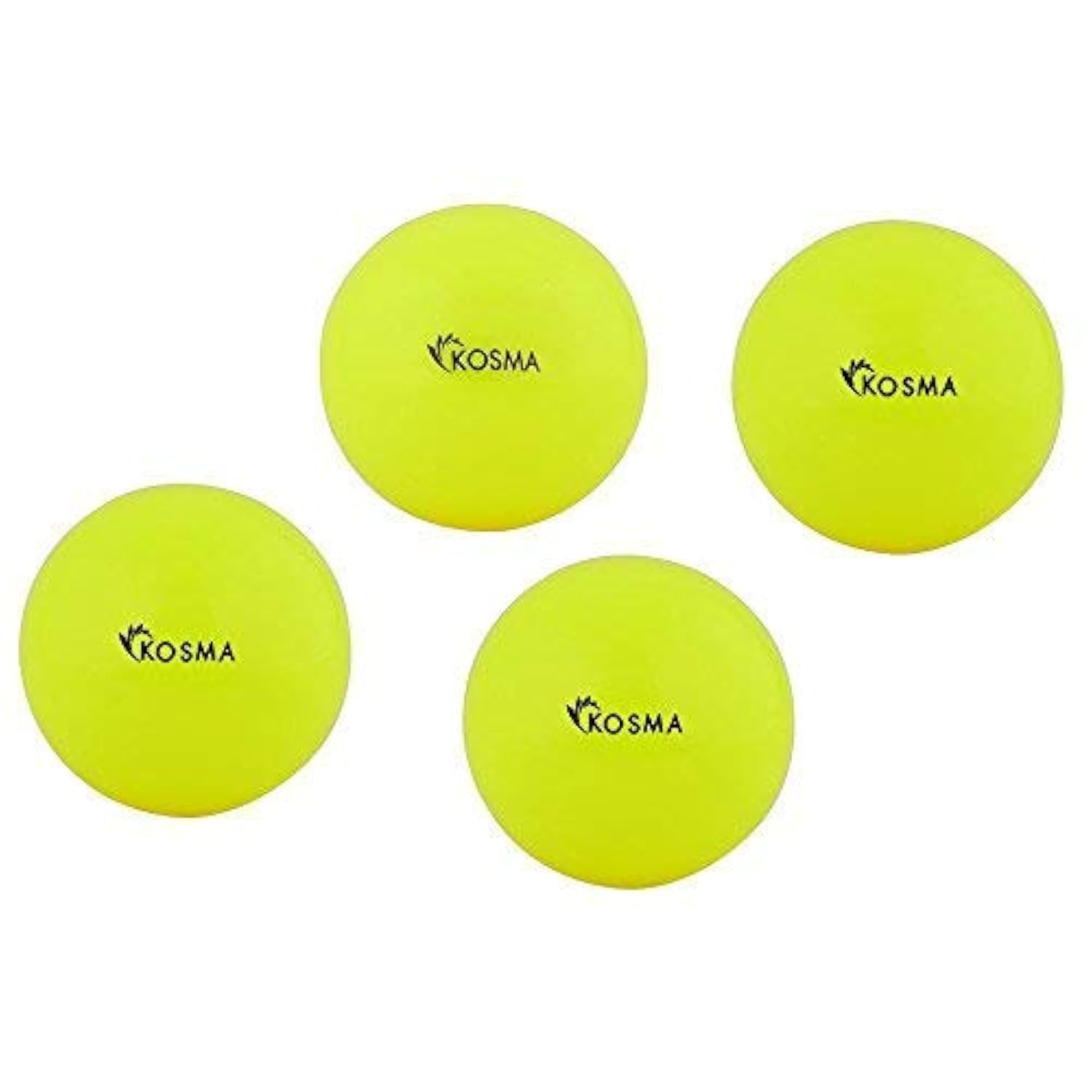 Kosma Wind Cricket Balls - Pack of 4 | Soft Training Balls for Indoor & Outdoor 
