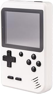 RFiotasy Handheld Game Console with 400 Classical FC Games Console 2.8-Inch Color Screen Support for TV Out , Gift Christmas Birthday Presents for Kids, Adults (White)
