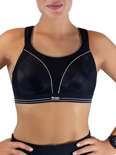 Champion Sa S5044 Ultimate Run Sports Bra, Black, 105G for Women