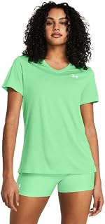Under Armour Womens Tech Twist Short Sleeve V Neck