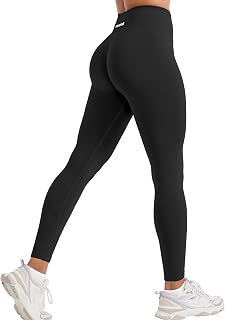 YEOREO Christiy Hidden Scrunch Butt Workout Leggings for Women Seamless High Rise V-Waistband 24" Impact Athletic Yoga Pants
