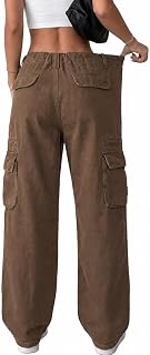 EMMIOL Jeans Cargo Larghi Vintage lavati da Donna