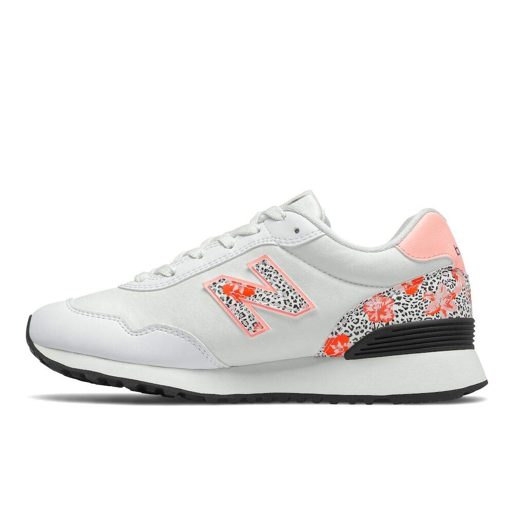 New Balance Women's 515 V3 Sneaker, Munsell White/Cloud Pink, 5.5