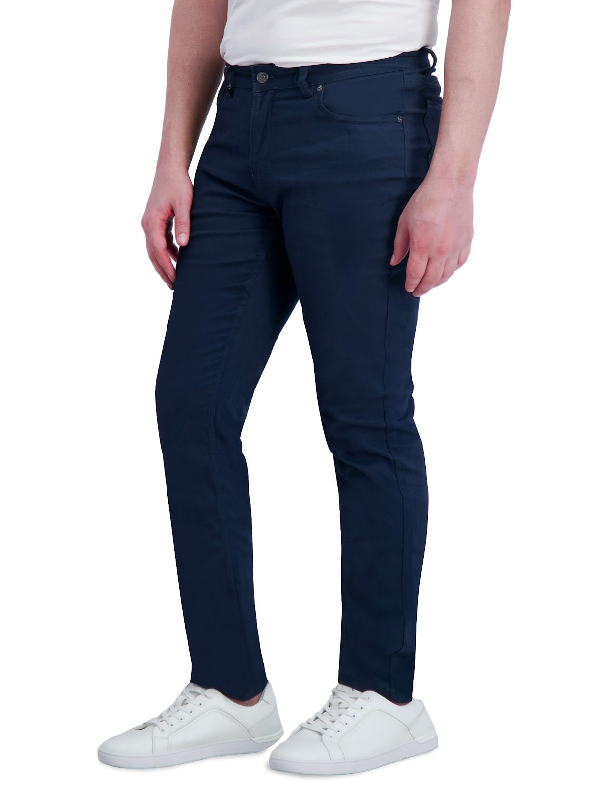 DKNY Mens Pants - Slim Fit Ultimate Stretch Chinos, 5-Pocket Business Casual Sla