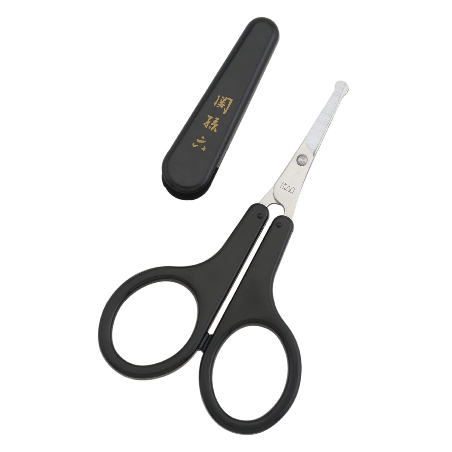 Kai Corporation HC1840 Seisonroku Nose Hair Scissors, Round End, Eyebrows, Unwan