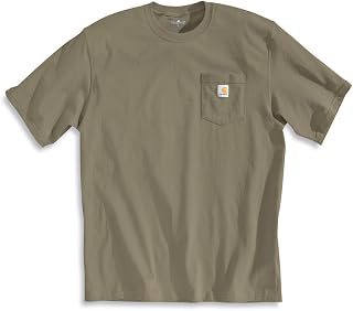 Carhartt Mens Loose Fit Heavyweight Short-Sleeve Pocket T-Shirt