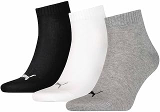 PUMA 3 Pairs Unisex Striped Low Top Sports Socks