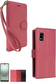Sizkawil AQUOS WIsh3 docomo SH-53D Y! Mobile A302SH SoftBank Rakuten Mobile Notebook Type Case Cover Grace Case 1 Piece Camellia Pink