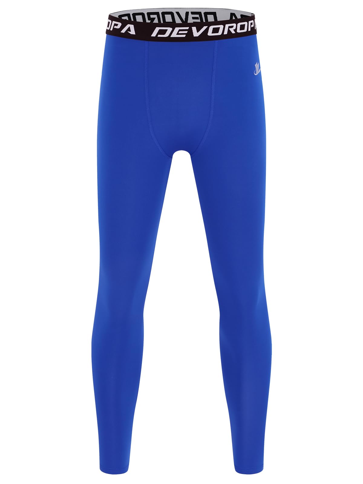 DEVOROPA Boys Leggings Quick Dry Youth Compression Pants Sports Tights Basketbal