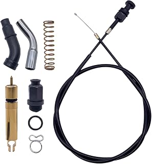 Choke Cable and Starter Valve Plunger Kit Compatible With Honda TRX450 Foreman 450 es 1998 1999 2000 2001 2002 20032004