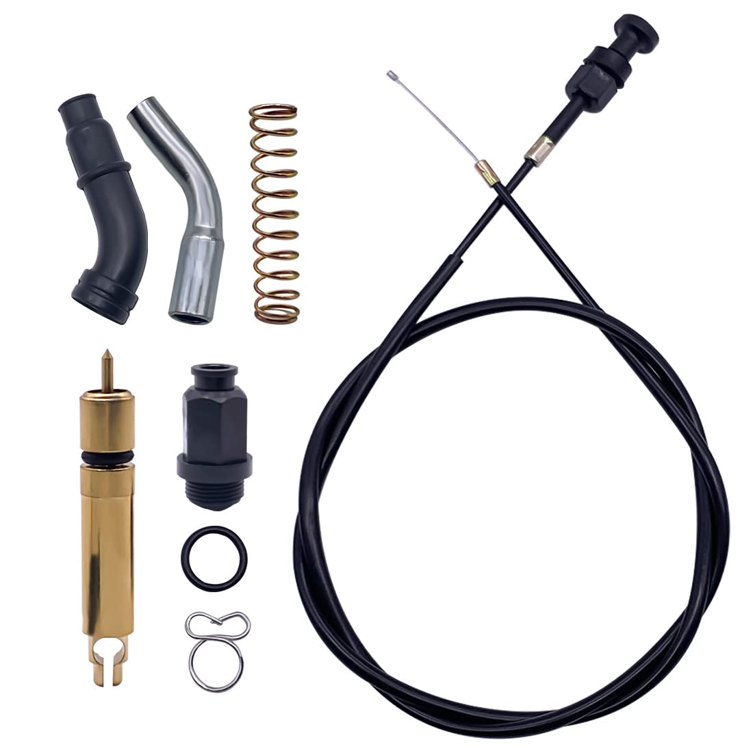 Choke Cable and Starter Valve Plunger Kit Compatible With Honda TRX450 Foreman 4