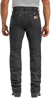 Wrangler Men's Slim Fit Jeans, Black, 30