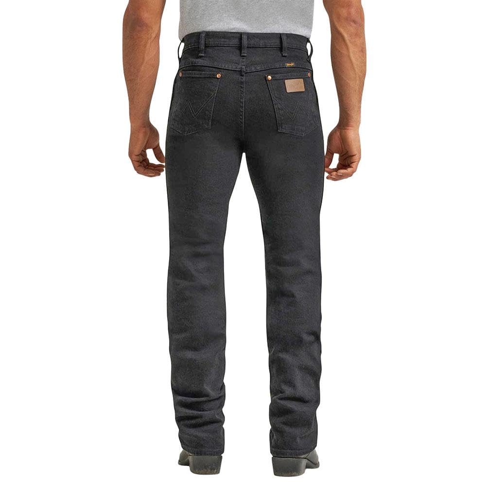 Wrangler Men's Slim Fit Jeans, Black, 30