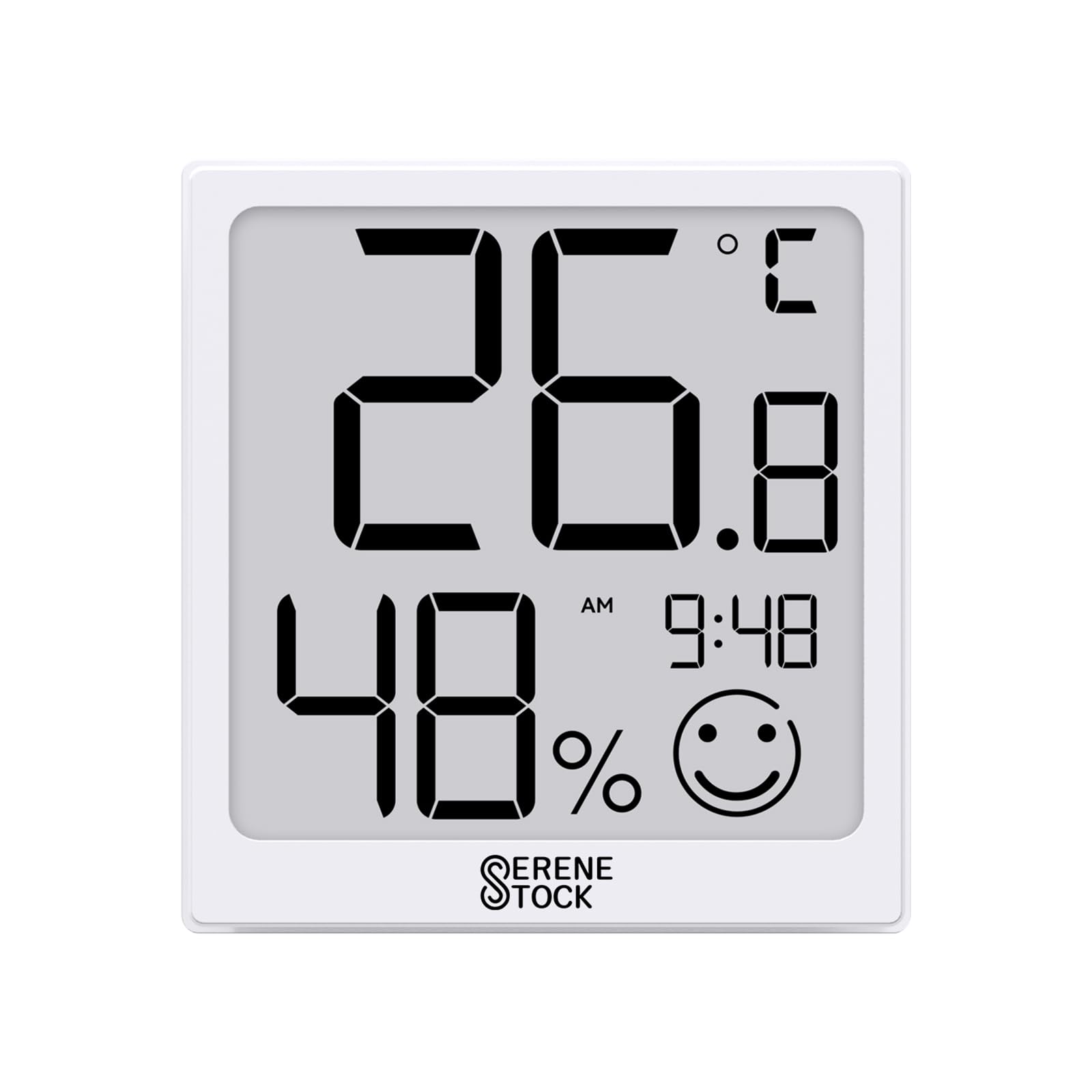 Serenestock Digital Indoor Hygrometer Thermometer Room Thermometer- LCD Screen T