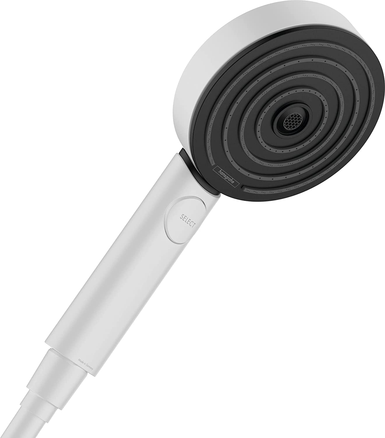Hansgrohe Pulsify Select S shower head, water-saving shower head, 3 spray types 