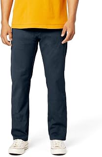 Dockers Modern Straight Smart 360 Flex Ultimate Chino Pants for Men, Blue (Dockers Navy Pattern), 40W / 30L