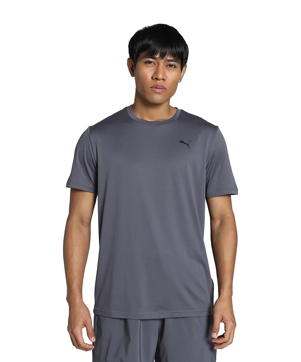 PUMA M Tad Essentials Solid Cat Tee (LC Small Cat) Unisex T-Shirts - Adult (Pack