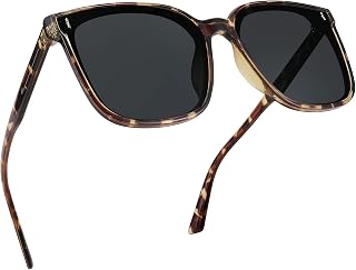FEISEDY Women Oversized Vintage Polarized Sunglasses Square Cute Trendy Classic Simple Men B2758