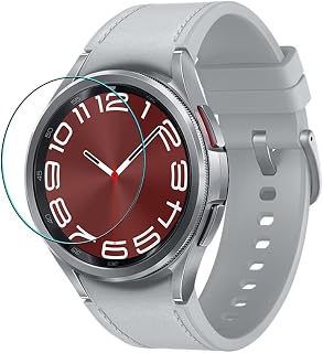 3PC HD Clear Screen Protector Tempered Glass for Samsung Galaxy Watch 6 Classic 47 mm