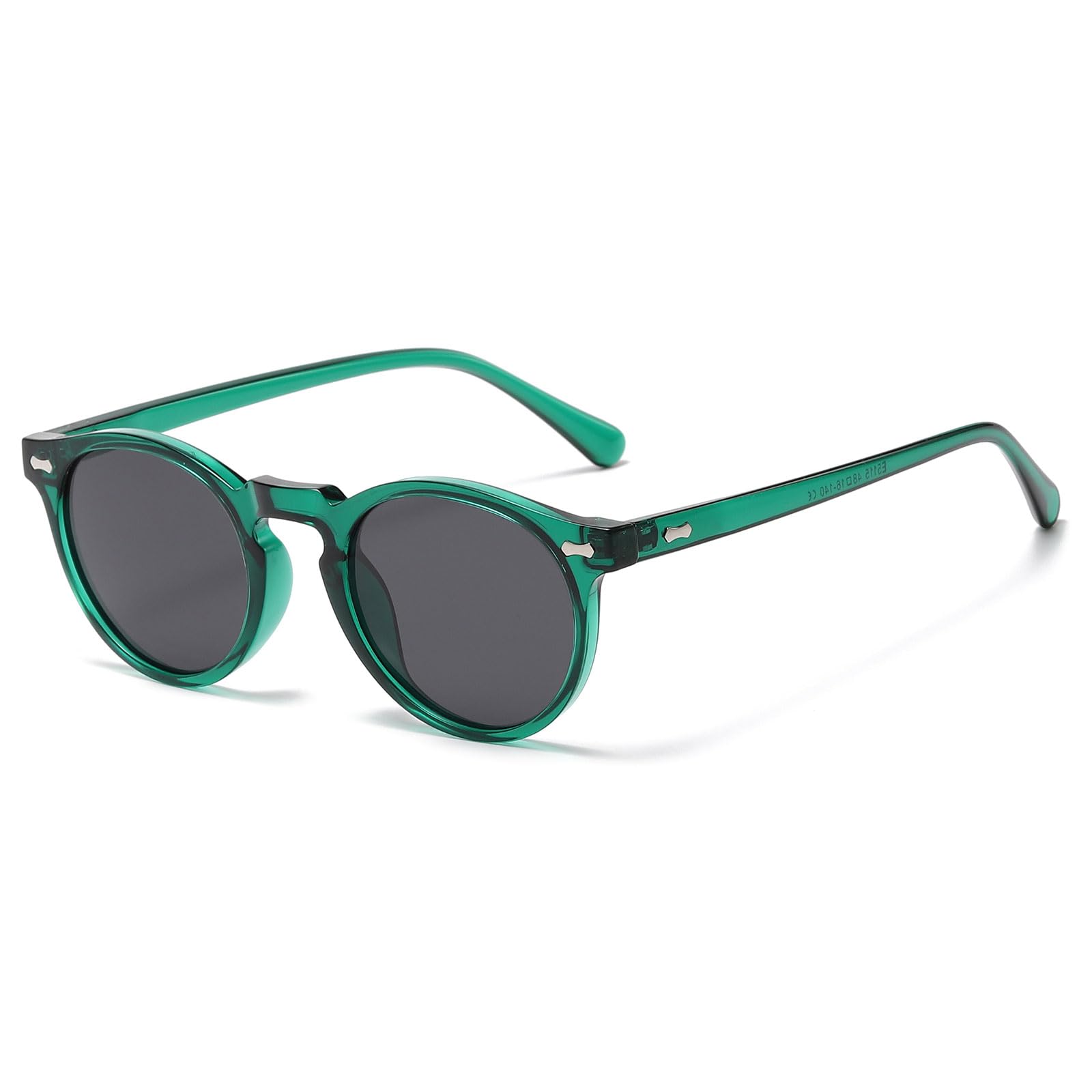 LJCZKA Polarized Sunglasses Round Men Women Vintage Retro Sunglasses Women Polar