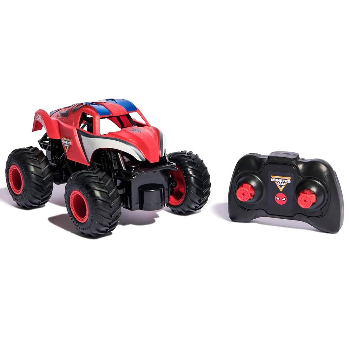 Monster Jam, Marvel The Amazing Spider-Man RC Monster Truck, 1:24 Scale, Kids To
