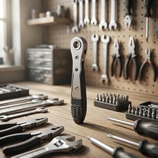 Magnetic Ratchet Screwdriver Reversible Ratcheting Screwdriver Wrench, Bender, Crosshead Cover, Narrow Space Compact for Tight Spaces, DIY/Home/Car Repairs Gift for DIYers, Handymen & Men