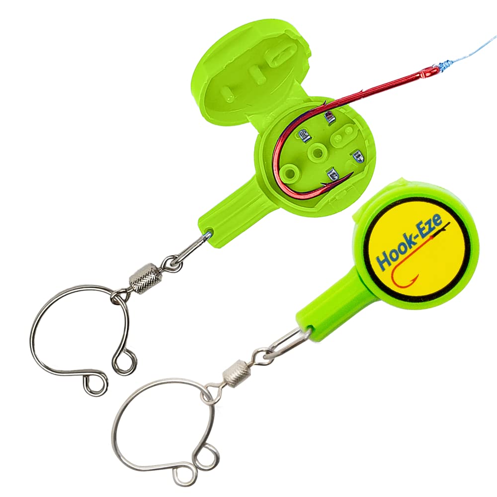 HOOK-EZE Fishing Knot Tying Tool | Protect from Fish Hooks | Tie Fishing Knots E