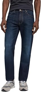 Lee - Men's Jeans - Regular Straight Cut - Daren Zip Fly - Very Dark Stone