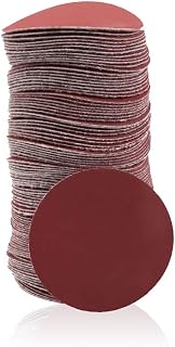 100 Pcs 1200 Grit 1200 Grit Sanding Discs for Wood Drill Grinder Rotary Tools No Hole