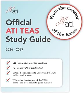 Official ATI TEAS Study Guide 2026-2027 9E