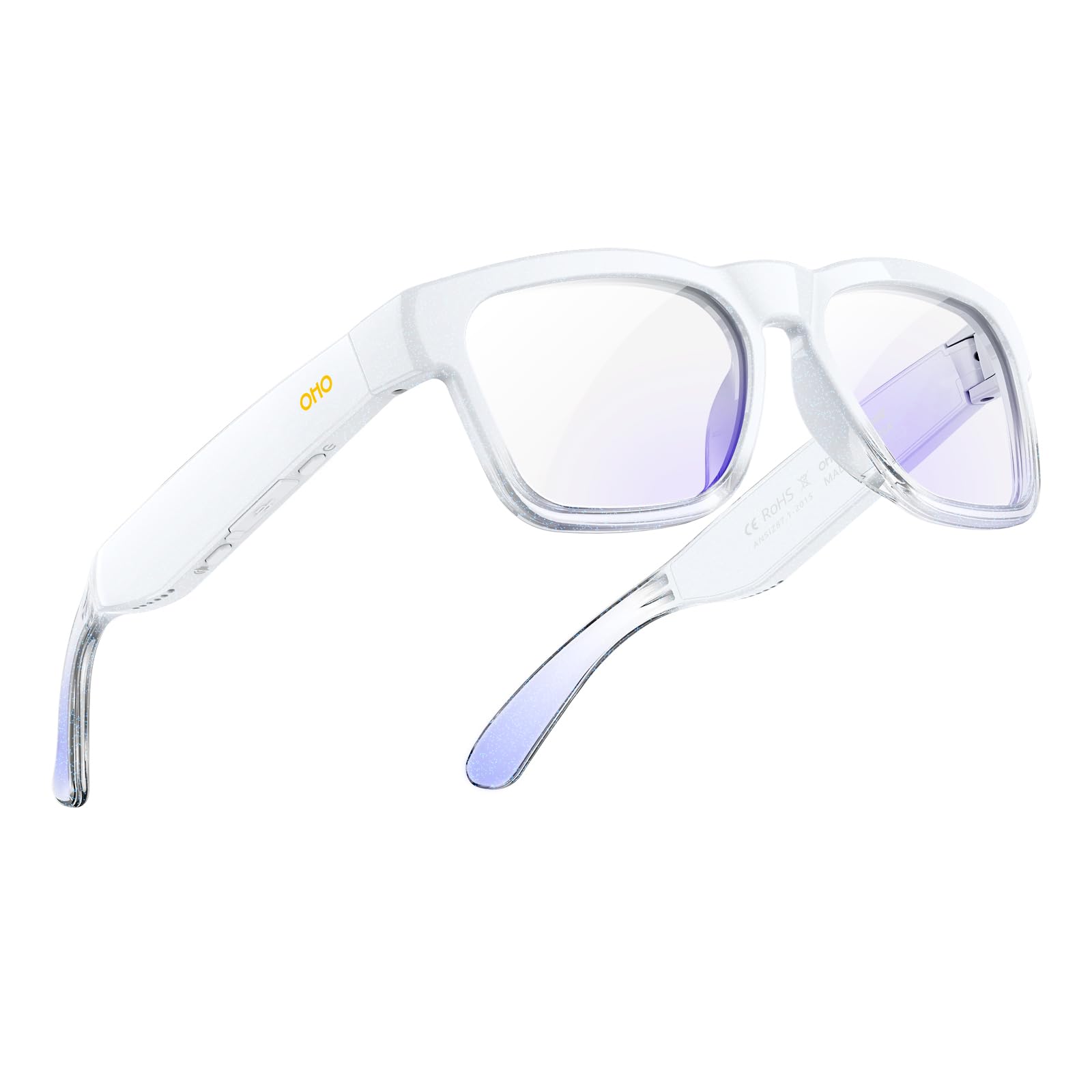 OhO Open Ear Smart Glasses, UV400 Z87.1 Lightweight Audio Bluetooth Glasses | Up