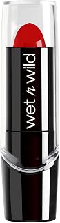 wet n wild Silk Finish Lipstick, Hydrating Rich Buildable Lip Color, Formulated with Vitamins A,E, & Macadamia for Ultimate Hydration, Cruelty-Free & Vegan - Hot Red
