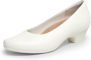 DREAM PAIRS Women's Pumps Low Heel Arch Support Dress Shoes