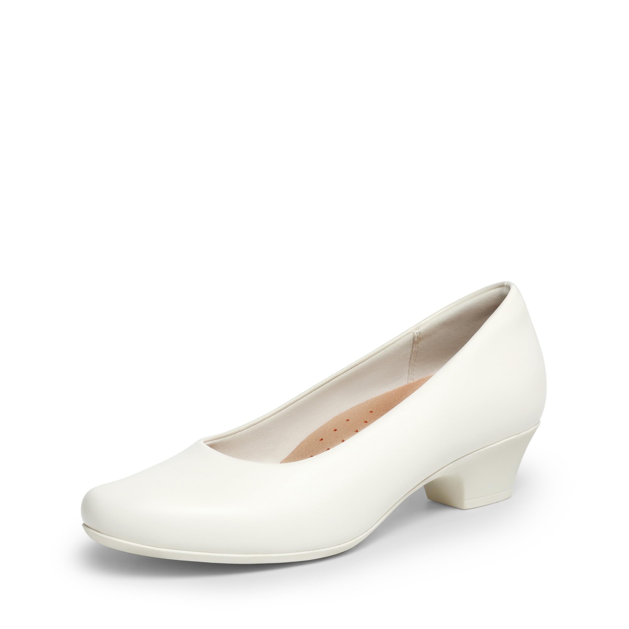 DREAM PAIRS Women's Pumps Low Heel Arch Support Dress Shoes