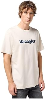 Wrangler - Men's T-Shirt - Regular Fit - Logo Tee - White