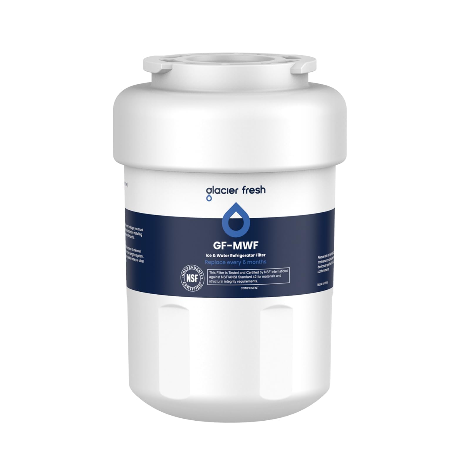 GLACIER FRESH MWF Refrigerator Water Filter Compatible with GE, 1-Pack | Compati