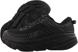HOKA ONE ONE Bondi 7 Womens Shoes Size 9, Color: Black/Black/Black