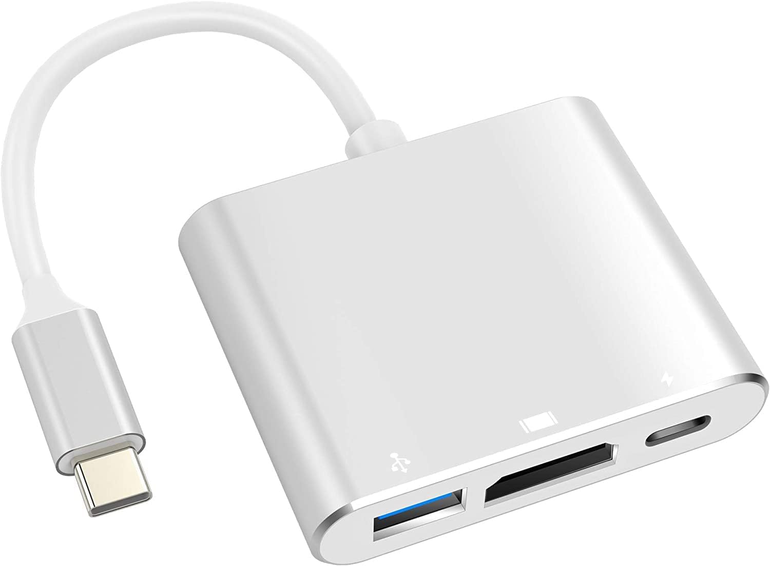 Battony USB C to HDMI Adapter - 4K Multiport AV Converter for MacBook Pro/Air, i