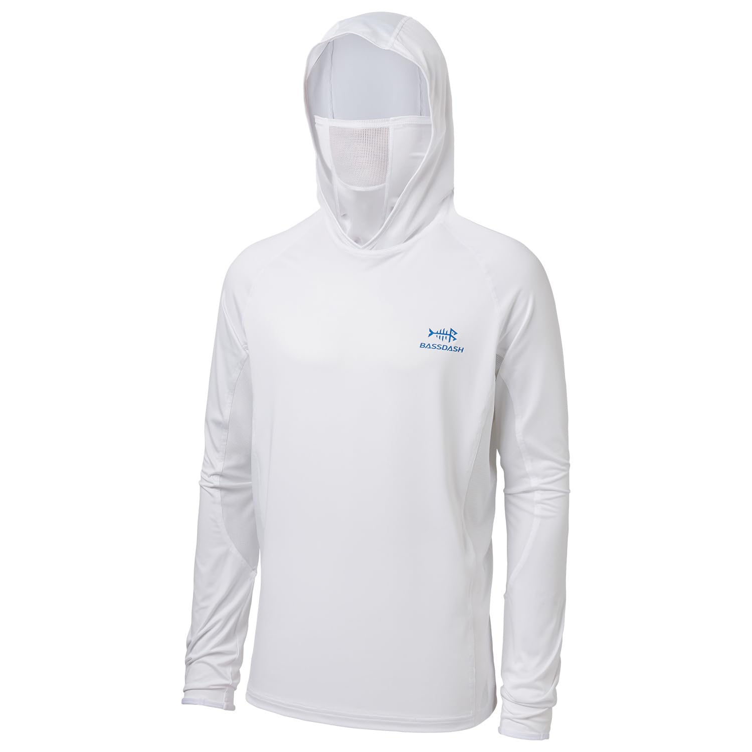 Bassdash - Men's Hoodie Sun Protection UPF50+ UV Sweater Long Sleeve Fishing Ras