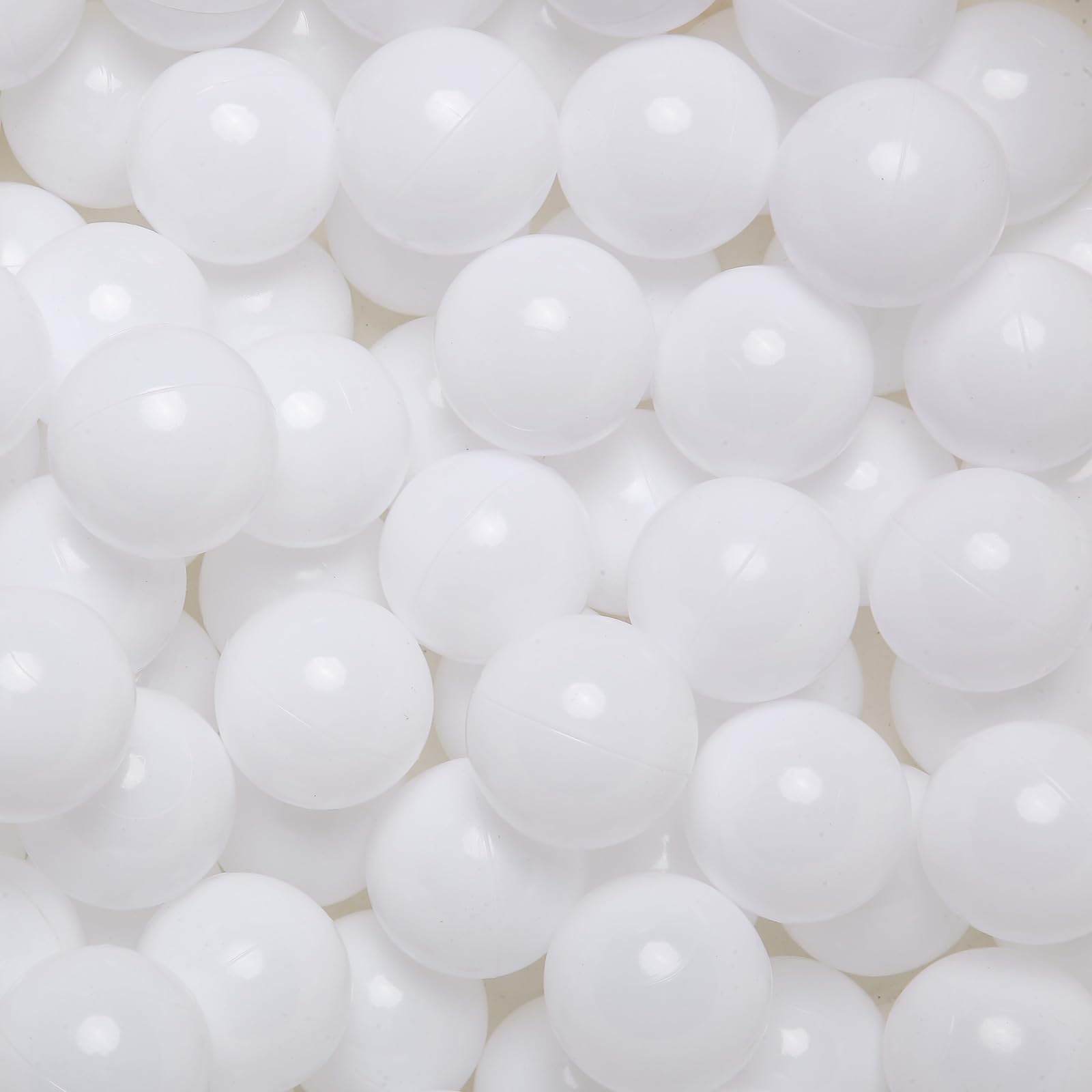 TRENDPLAY Plastic Balls for Ball Pits - Hollow Balls Perfect for Baby Pools, Bir
