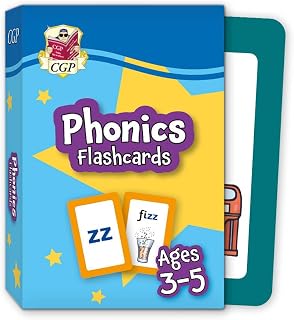 Phonics Flashcards for Ages 3-5 (CGP Reception Activity Books and Cards)