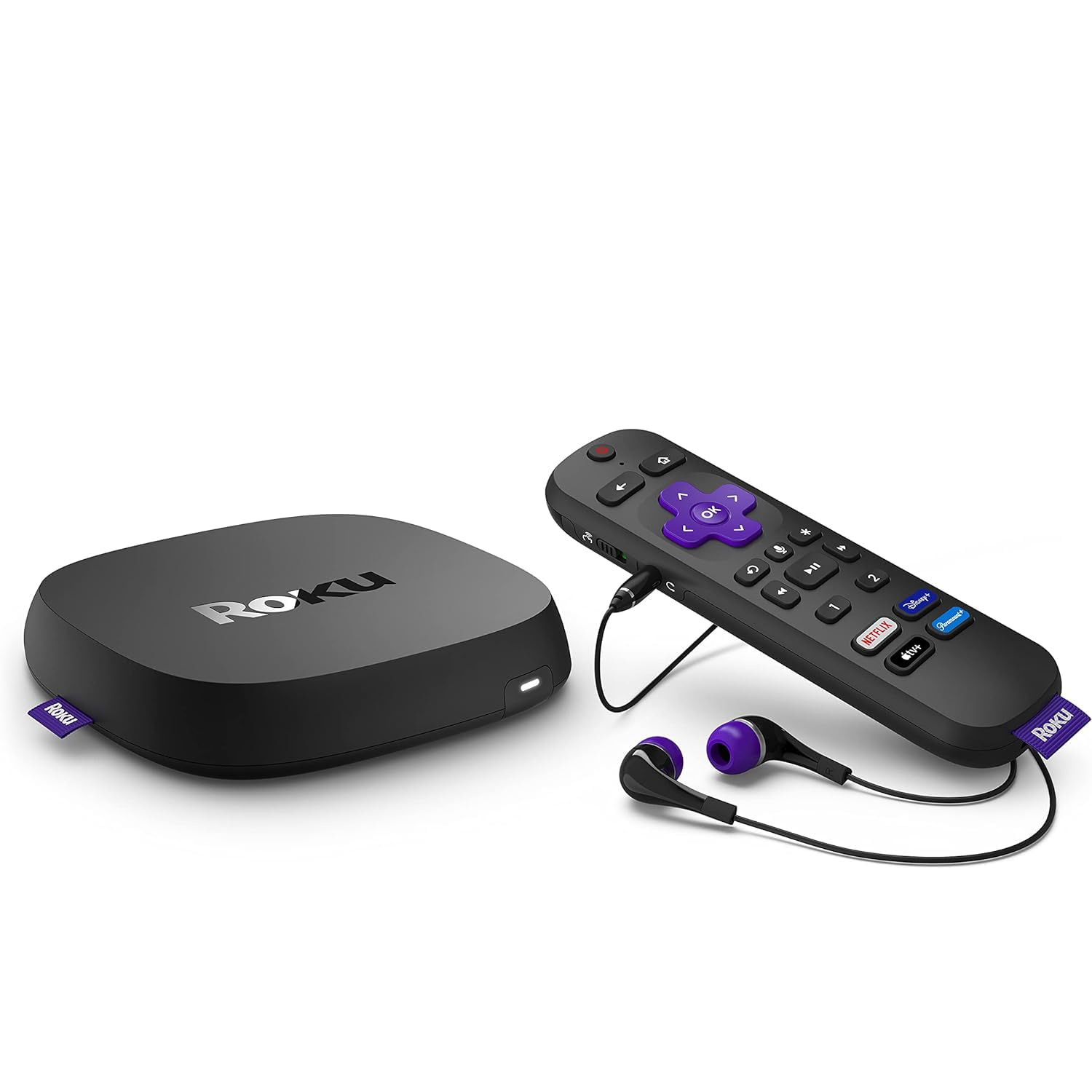 Roku Ultra | The Ultimate Streaming Device 4K/HDR/D. Vision/Atmos, Rechargeable 